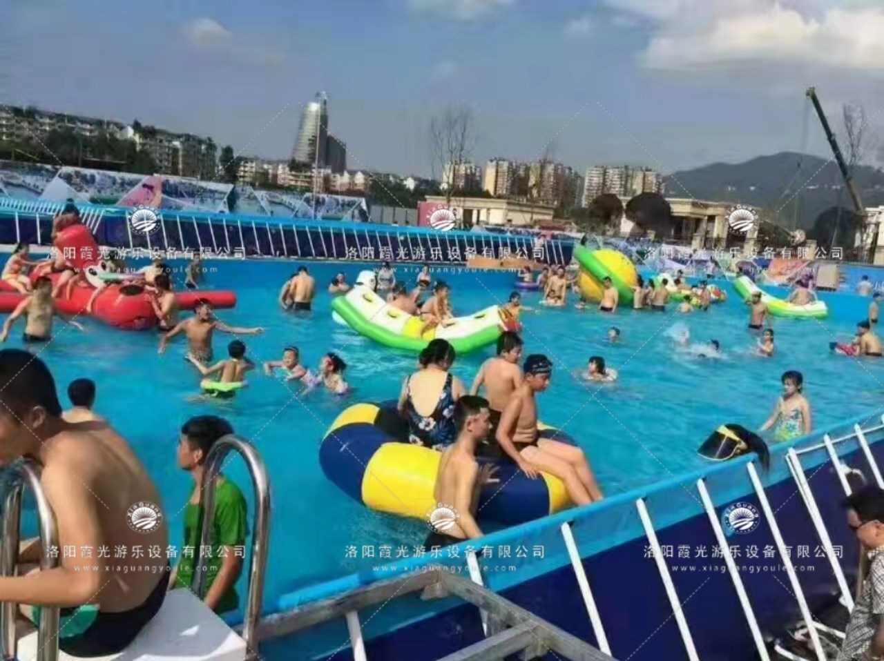 斗门水上乐园支架泳池